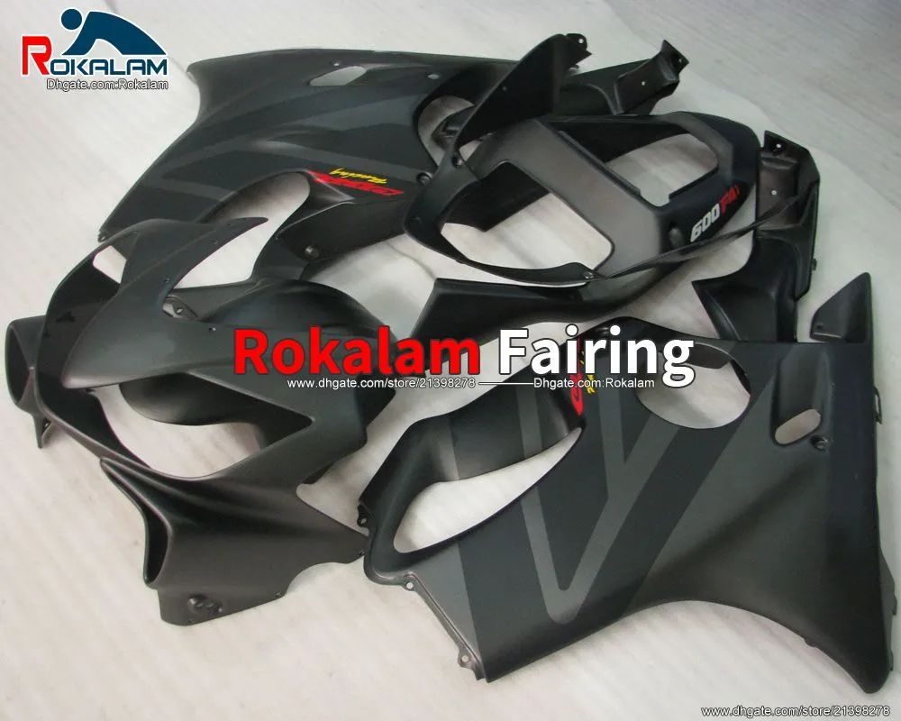 Moto Fairings Honda CBR600 F4I 2001 2002 2003 01 02 03 CBR 600F4i Mat Siyah Vücut Çalışma Parçaları Fuling (Enjeksiyon Kalıp)