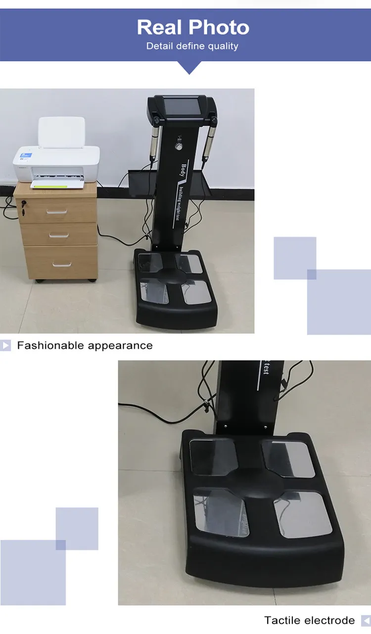 Health test professional body composition analyzer bmi and body fat analyser