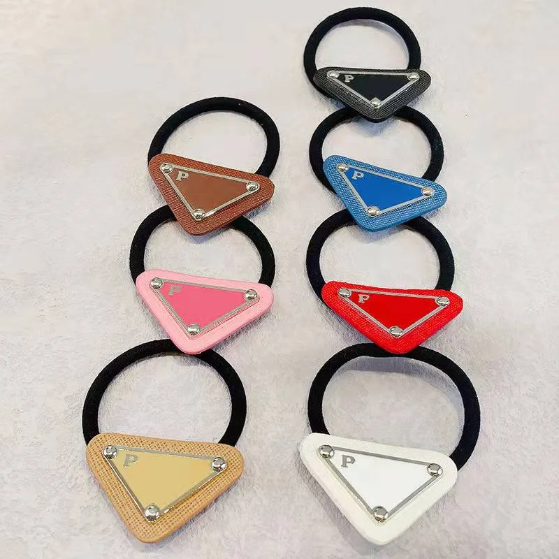 Luxury Pony Tails Holder Fashion for Woman Inverted Triangle Letter Designers Jewelry Trendy Personality Hair Clip226H