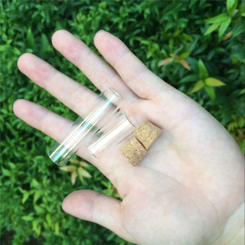 Mini Glass Jars with Corks 3ml 6ml wide-mouth Bottles Jar Storage Bottles for Sand Liquid Food Bottles2