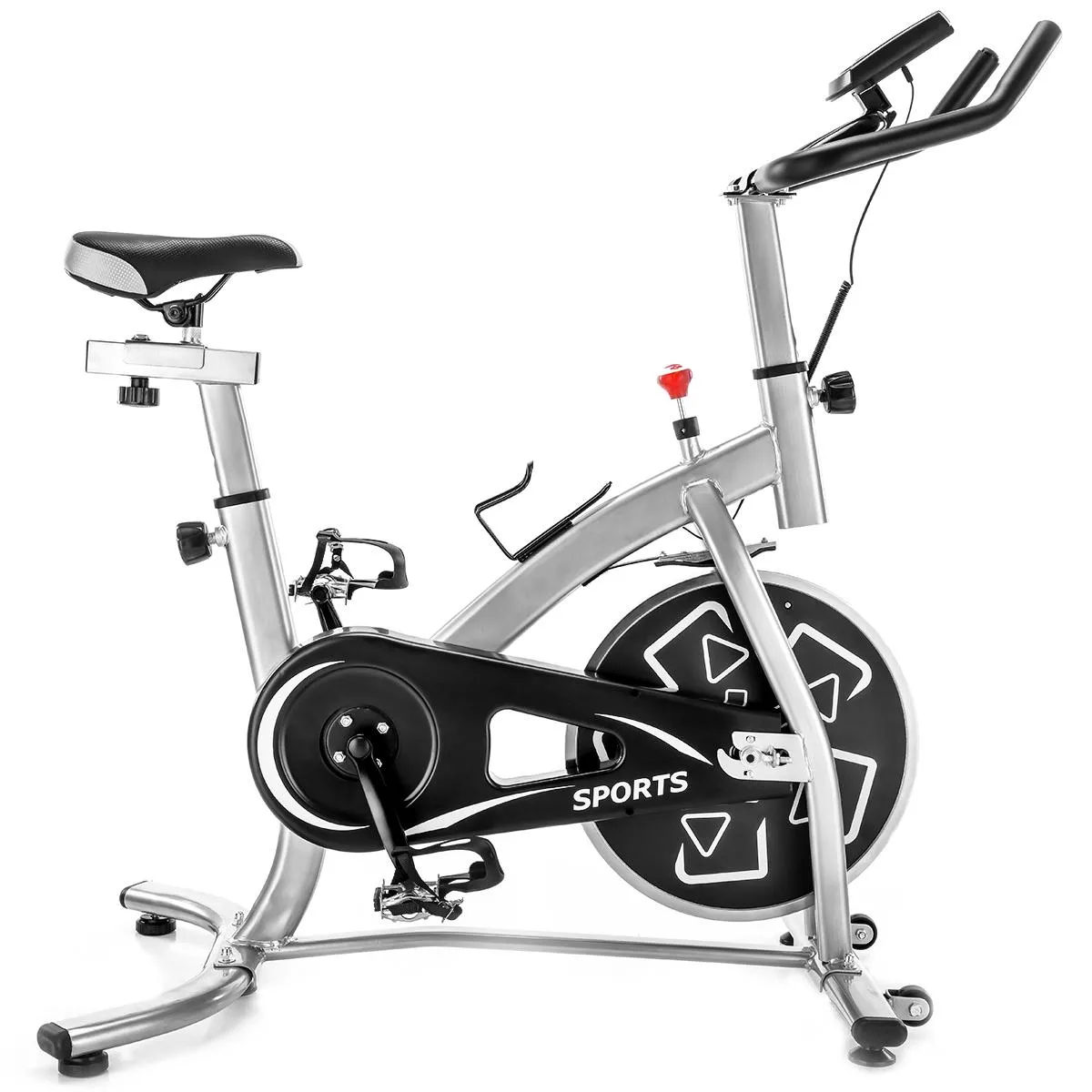 US StockGT Stationary Professional Indoor Cycling Bike S280 Trainer Vélo d'exercice avec 24 lbs Home Fitness Equipments MS188933NAA