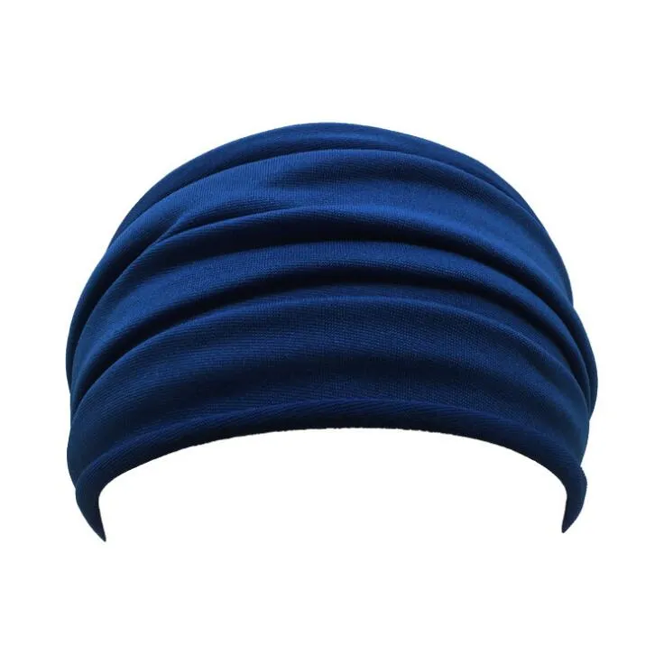 Adult Turban Headband Spring Solid Knitted Hairband Female Makeup Headbands Stretchy Hair Bands Fashion Hair Accessories ZYY431