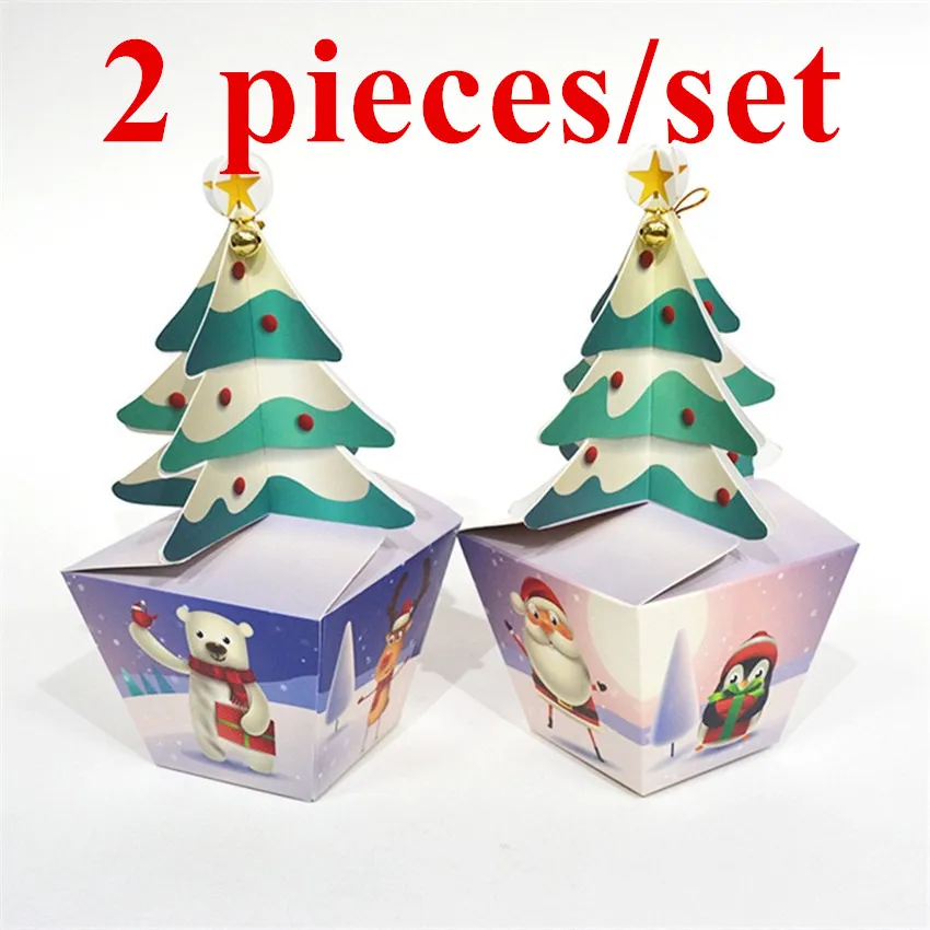 Geen verzendkosten! Kerstavond Apple Doos Huishoudelijke Decoratie Verpakking Tas Kerst Candy Gift Box Christmas Tree Family Present paper tas A12