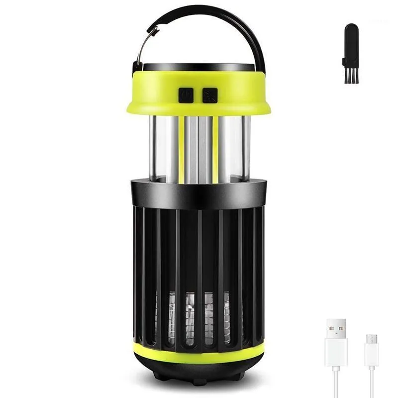 Sacs de rangement Lanterne de camping rechargeable avec anti-insectes, lanterne à led extensible, 3 modes de luminosité et charge solaire portable