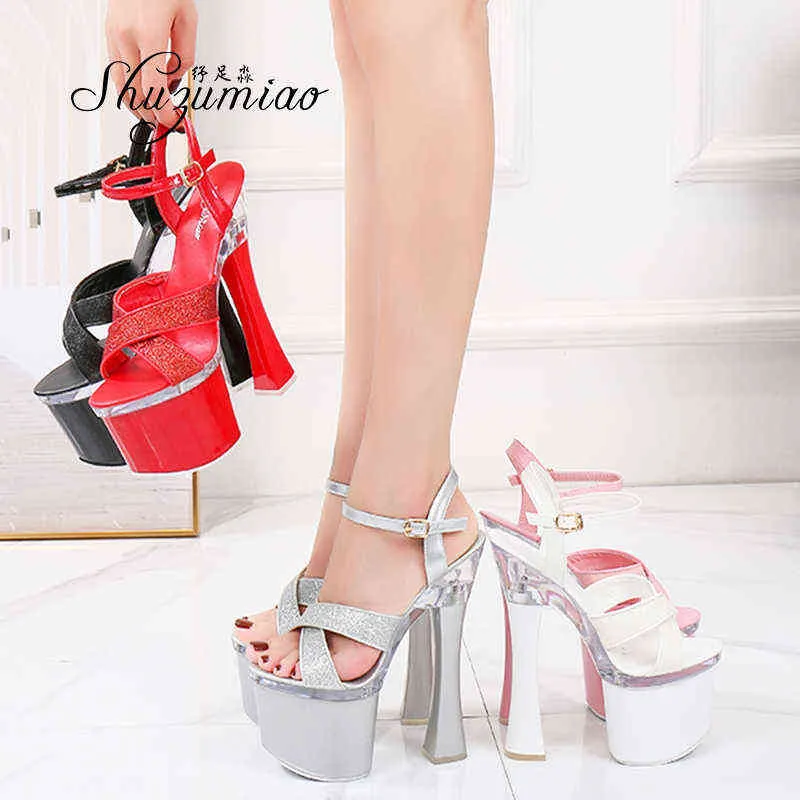 Sandals Dance Steel Tube Womens Sandals And Purple Fashion Sexy High Heels 17 5cm Shoe Platform 220121 From 38 07 DHgate