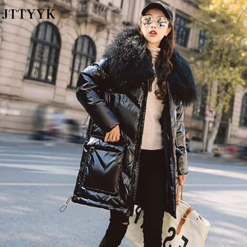 Leather jacket with lamb fur collar shop