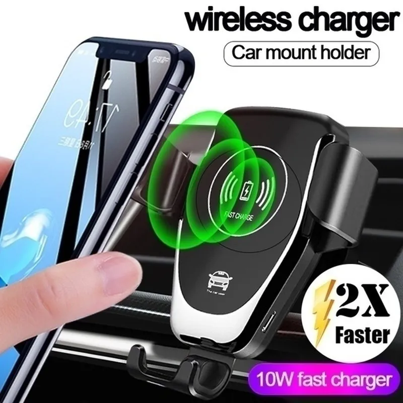 جاذبية أوتوماتيكية Qi Wireless Car Charge