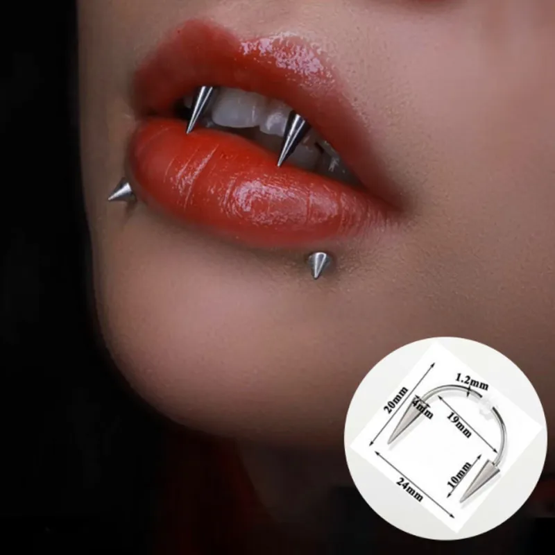 Spike labret stud deals