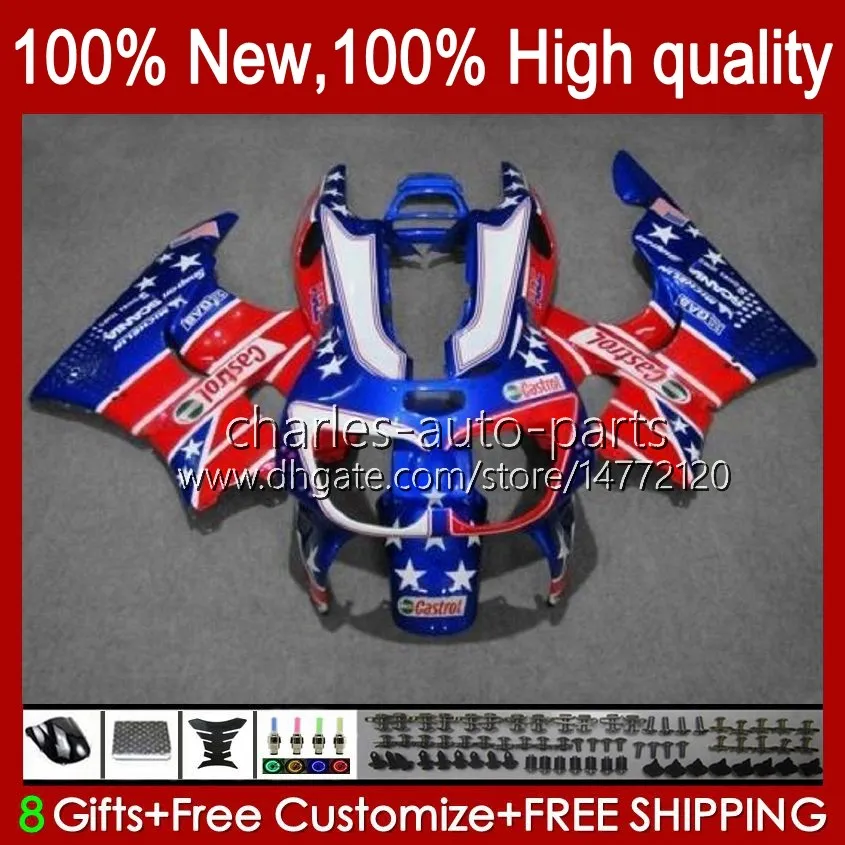 Ciało dla Honda CBR 893RR 900RR CBR893RR 89 90 91 92 93 Blue Factory 94HC.34 CBR893 CBR 900 893 RR CBR900RR 1989 1990 1991 1992 1993 Owalnia