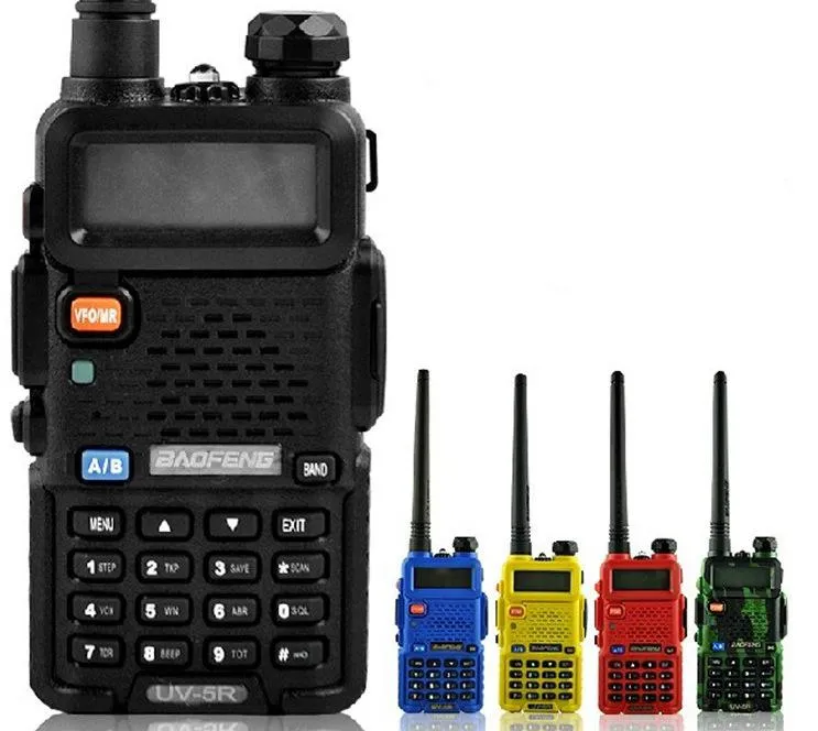 BaoFeng UV-5R UV5R talkie-walkie double bande émetteur-récepteur radio bidirectionnel avec batterie