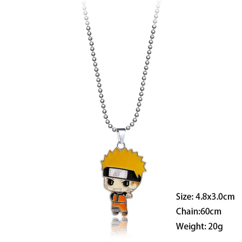 Collier avec pendentif Naruto Sasuke de Bandai Anime - Sakura - Collier  rond avec photo - Dôme en verre - Cadeau personnalisé, Alliage de zinc :  : Mode