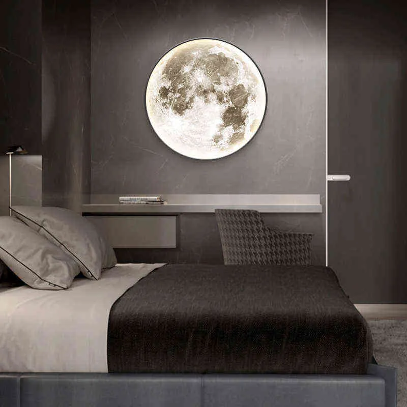 Universe Moon Decoration Wall Light For Bedroom Living Room Home