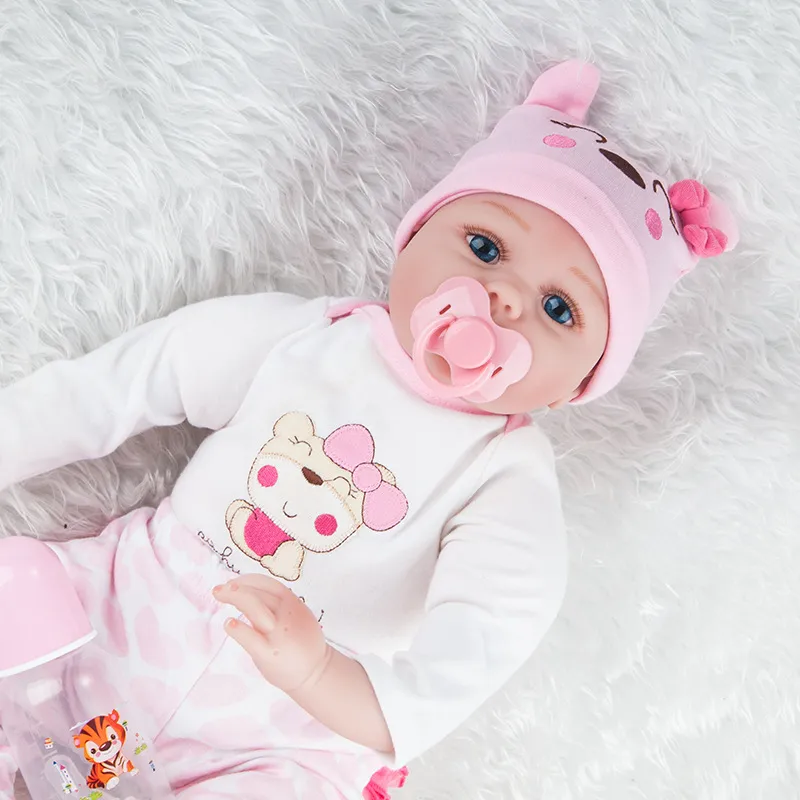 60cm Original Silicone Reborn Baby Doll Toys Vinyl Princess Toddler Alive Bebe Girl Bonecas Kids Bi 60cm Original Silicone Reborn Baby Doll Toys Vinyl Princess Toddler Alive Bebe Girl Bonecas Kids Bi