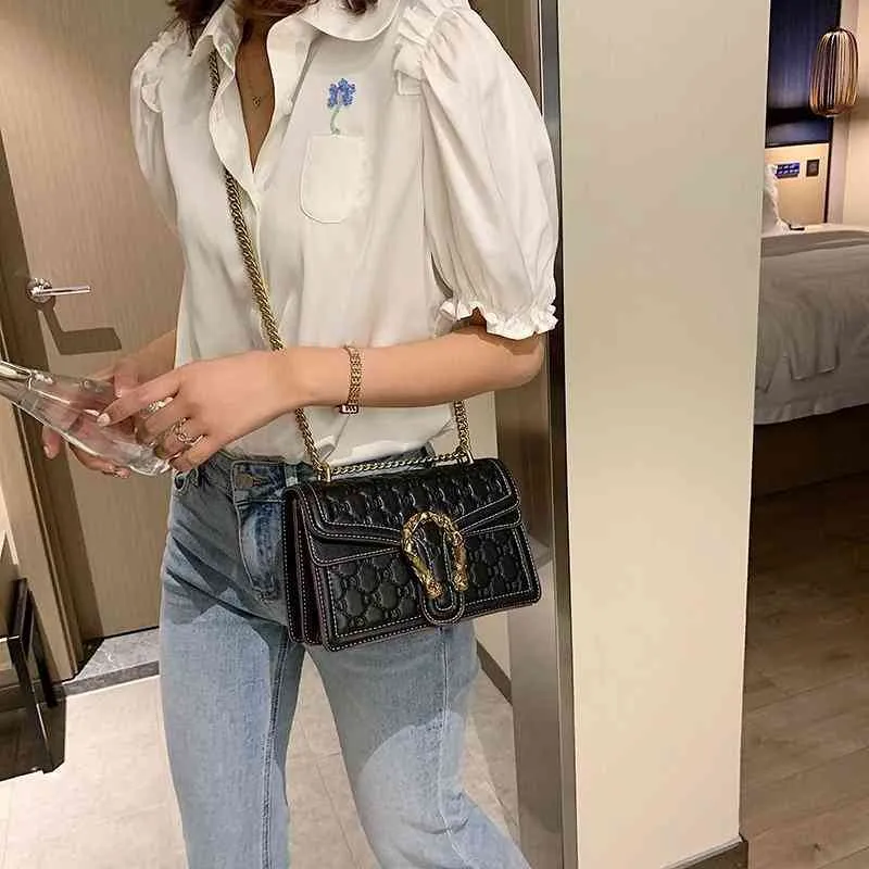 60% OFF high quality bag female autumn and winter new trend chain Single Shoulder Messenger Design Chain Bag