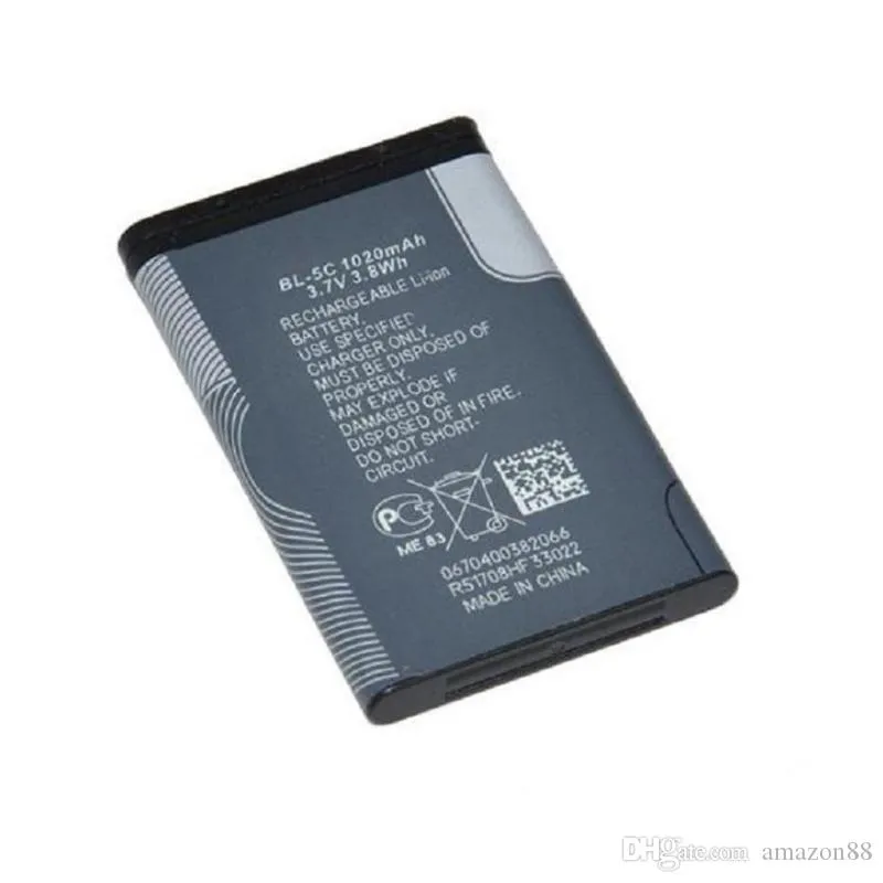 Nokia N70 N72 7610 6300 교체 배터리 용 새로운 BL-5C 배터리