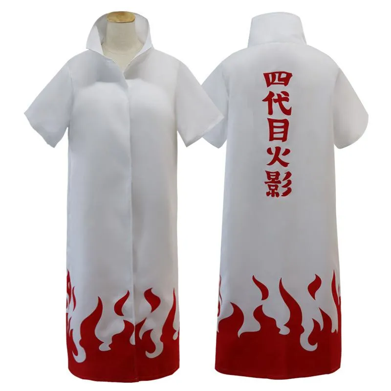 Anime Naruto Cloak Robe Unisex Fourth Hokage Naruto Cosplay Cloak 7th Hokage  New