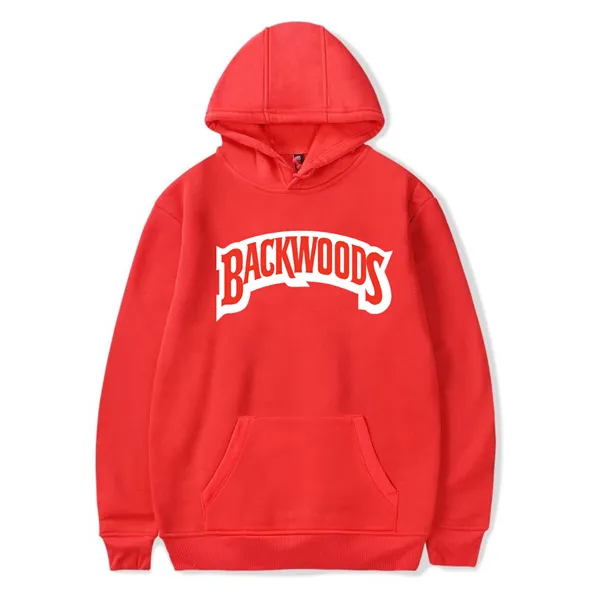 Backwoods Hoodie Personality Rock Men`s Hoodie Letter Printing Fashion Thickening Casual Pullover Sweatshirt Long Sleeve Men