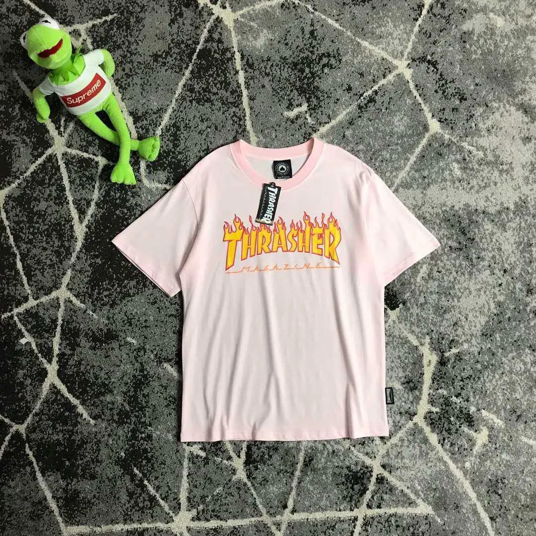 アウトレット どれくらい 安い 22スラッシャーフレーム半袖イエローファイアースタイルパーソナライズされたフライストリートファッションブランド半袖 メンズと女性の同じスタイルカップル 即納即納 Clinicaaldente Es