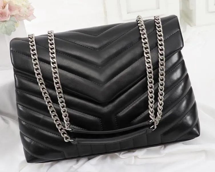 Designer LOU LOU purses handbags top quality genuine leather women famous bags crossbody messenger chain bag LOULOU bag #2021#