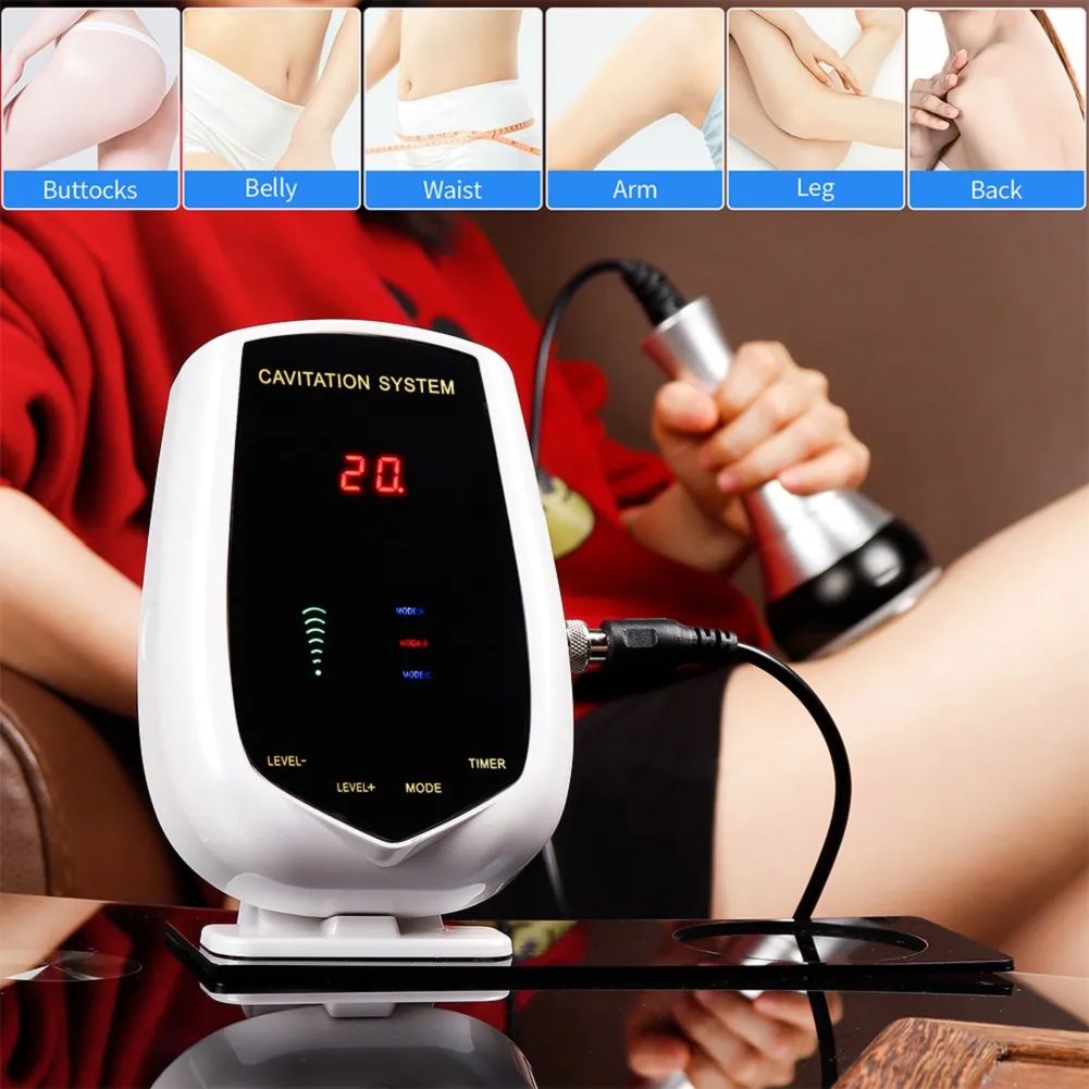 40KHZ Cavitatie Afslanken Instrument Body Massage Poot Skin Turninging Ultrasone Fat Verminder verlies Gewicht Schoonheidsapparaat