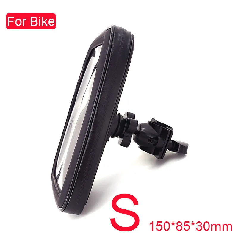 Motorcycle Telephone Holder Support Moto Bicycle Rear View Mirror Stand  Mount Waterproof Scooter Motorbike Phone Bag for Samsung