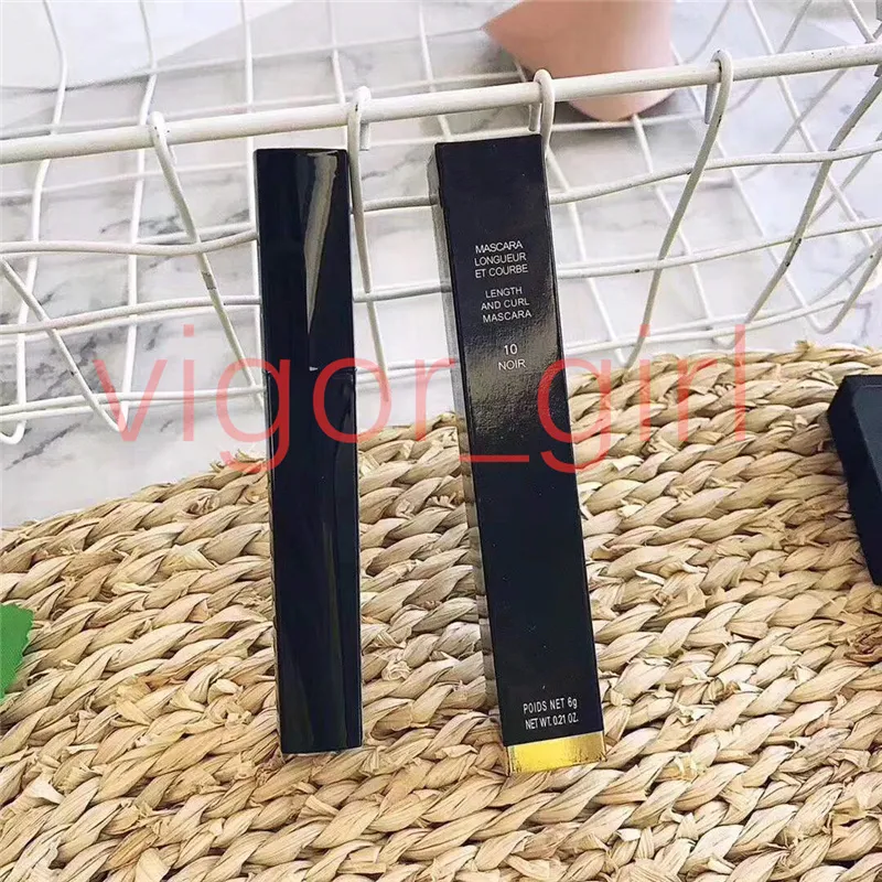 Stock Famous Waterproof Mascara Lengte en Curly Eye Make-up Mascara's 6g zwarte kleur