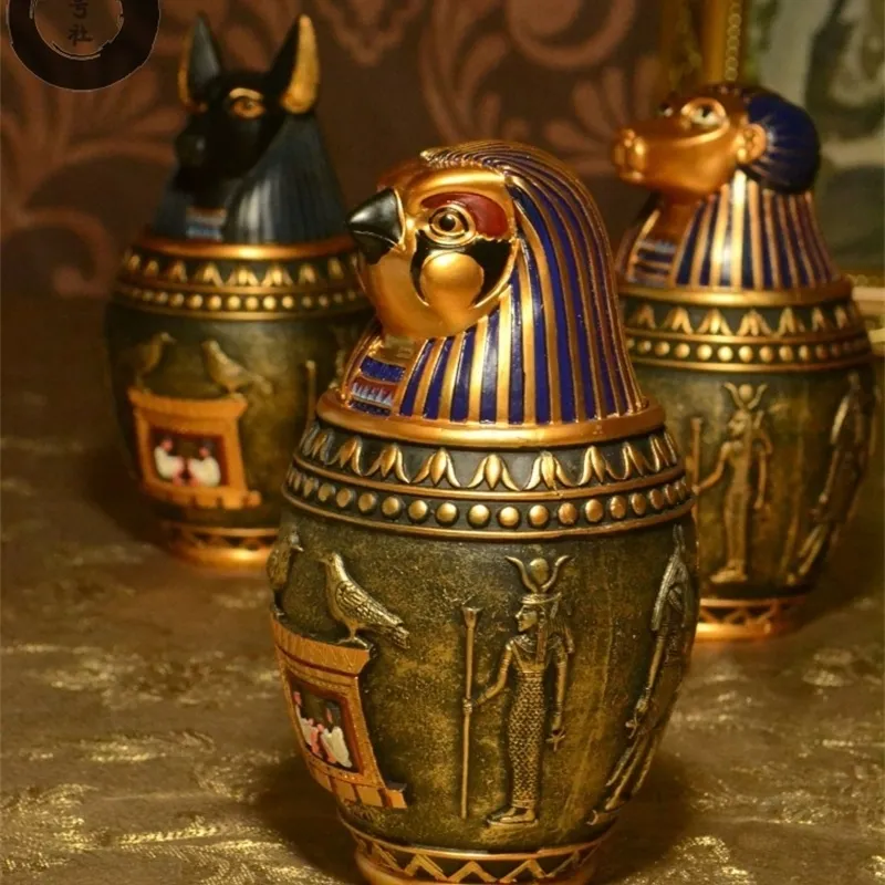 Egypten Ornaments Smycken Town House Peake Hem Inredning Hem Tillbehör Party Supplies Julklapp T200710