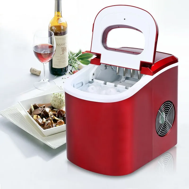 Machine à glace automatique Portable 12kgs/24H, machine de fabrication de glace ronde à balle domestique pour la famille, prise EU/US/UK de café