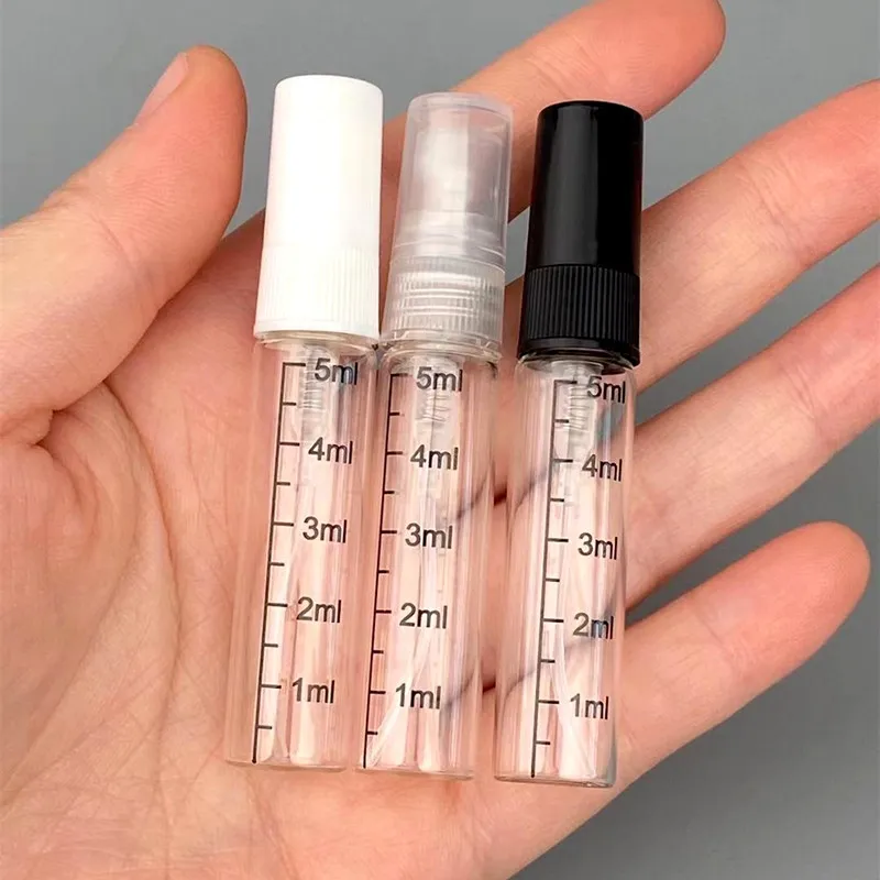 5 ml 10 ml Clear Glass Spray Flees Draagbare Parfum Verstuiver Flessen voor Desinfectie Water