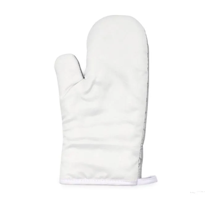 Blank Sublimation Oven Mitts Set Oven-Gloves Hot Pad Sublimation-Pot Holder for DIY Kitchen Accessories Heat Resistance SN3111