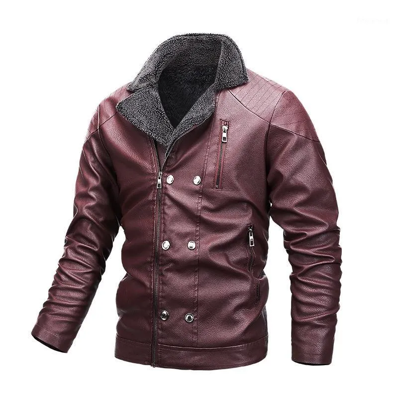 Acquistare Giacche Di Pelle Da Uomo Inverno Giacche Di Pelle Moda Cappotti  In Pelle Uomo Ventolatore In Pile PU Top Giacca Maschile Brand 2021 Plus  Size 5xL1 Economico | Consegna Veloce E