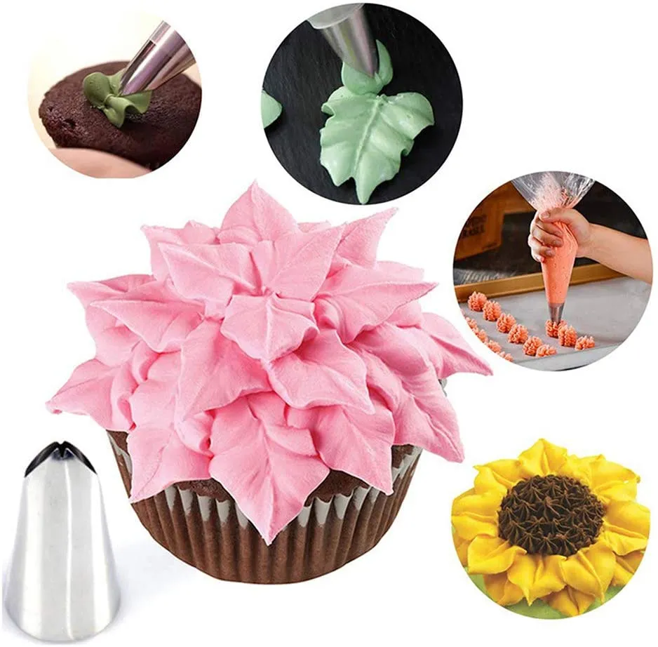 Fondant Piping Bag Nozzles Set Reposteria Bakeware Pastry Tools Cake  Decorating Tools Spatula Kit Cake Design Accessories