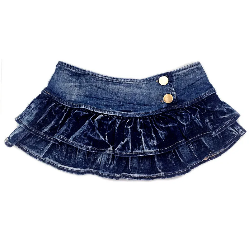 Sommar kvinna Sexig Kort Mini Skirt Culottes Kvinnor Söt Micro Mini Skirt Ladies Casual Dance Clubwear Button Pläterad kjol