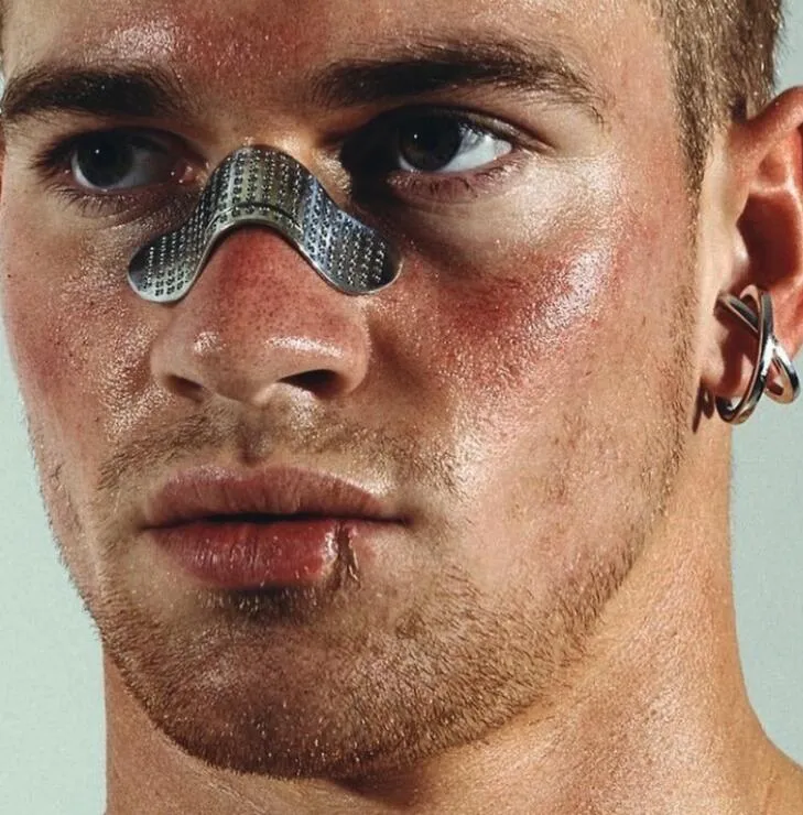 2020 nouvelle mode hip hop pansement décoration tendance bijoux pince-nez accessoires pour hommes et femmes