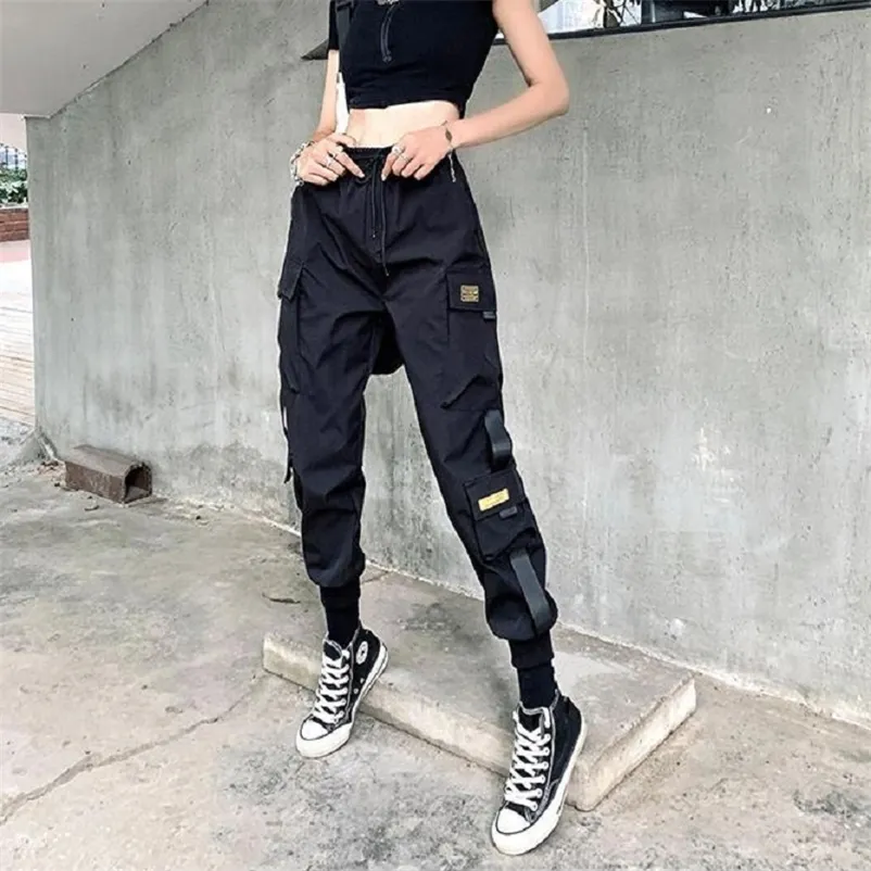 QWEEK Womens Harajuku Cargo Harem Pants Plus Size Casual Cargo Sweatpants  Women For Japanese Streetwear Joggers And Fashion 201228 From Kong00,  $13.78