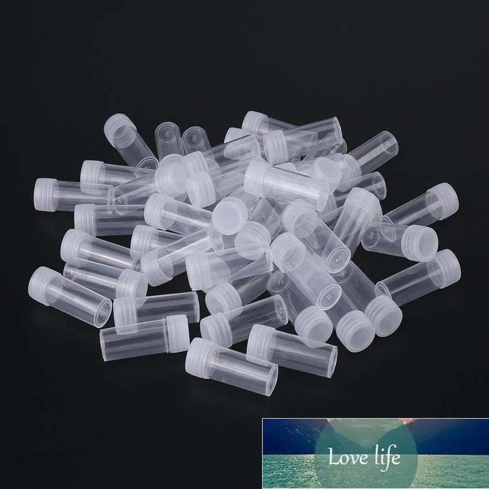 500Pcs 5ml Plastic Bottle Sample Jar 5g Small Case Vials Medicine Pill Liquid Powder Capsule Storage Containers Packing Bottles