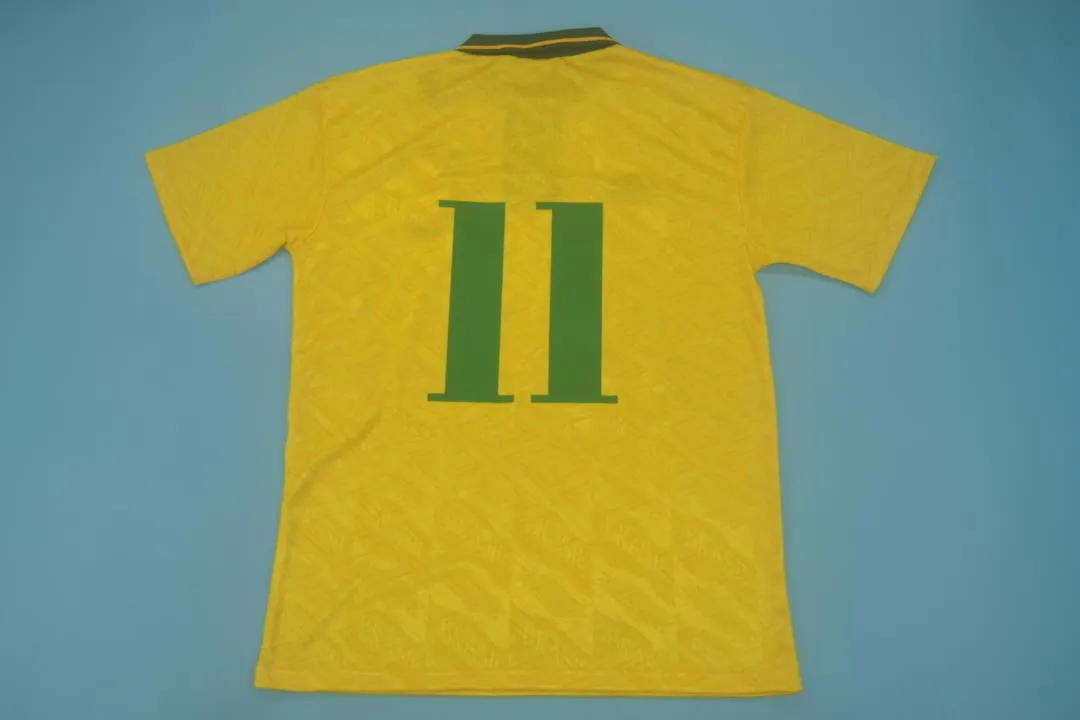 Bebeto Brazil yellow shirt