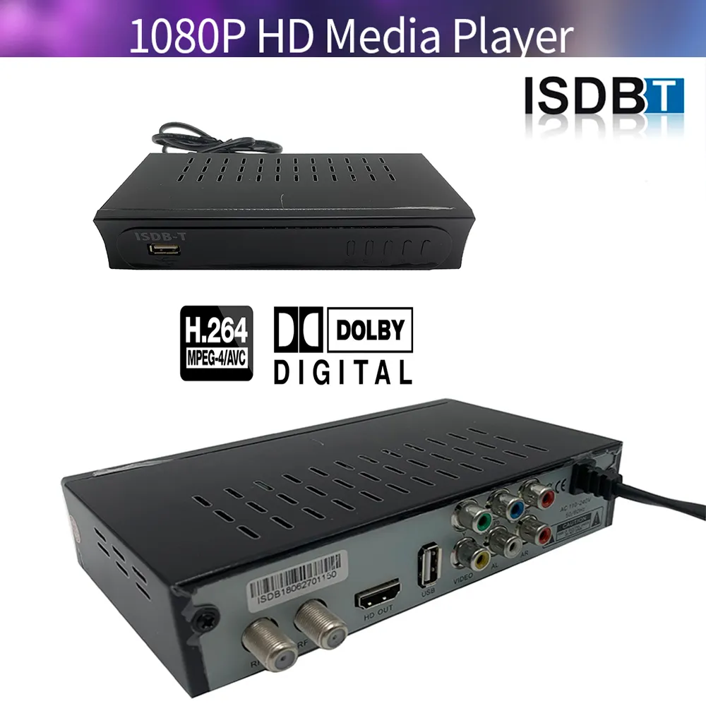 Sintonizador Digital Terrestre | TDT | ISDB-T | High Full Max | ZZ-DVB-168E2