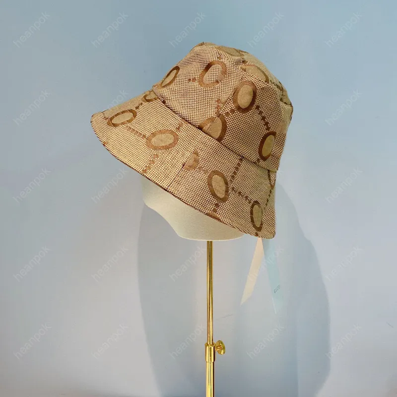 Płócienny kapelusz typu Bucket Unisex kobiety męskie czapki duże litery luksusy projektanci czapki mężczyźni obwód głowy 57 Cm Bonnet Beanie Designer G Cap M￼tze