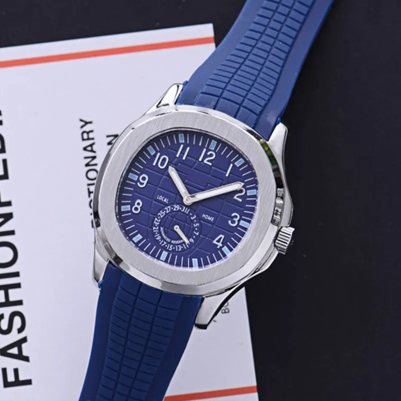 New Arrival Sport 43mm Quartz Mens Watch Dail Rubber Strap with Date High Quality Wristwatches 17colors Watches249p