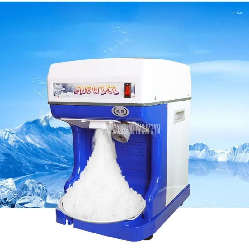 Commercial Electric Ice Crusher Machine: Adjustable Thickness, Powerful ...