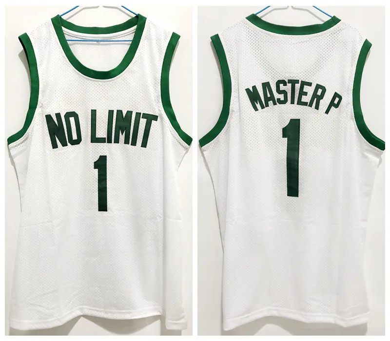 Real Pictures Master P 1 No Limit Retro Basketball Jersey Mens