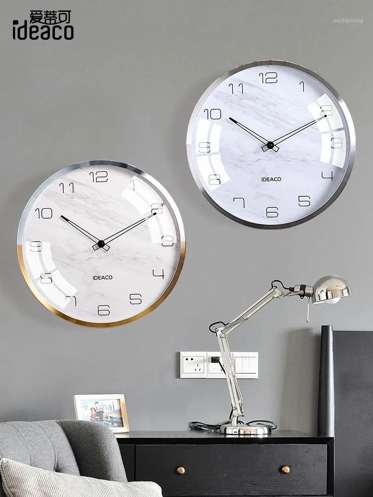 Horloges murales nordique Art horloge salon créatif moderne Unique pour chambre Reloj Decorativo De Pared ZX50WC1