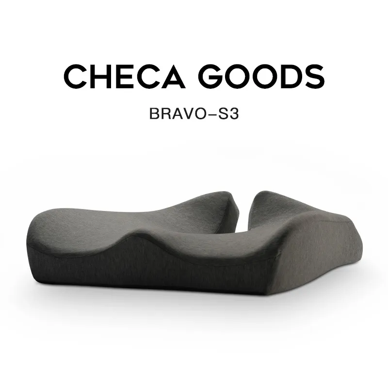 CHECA GOODS Подушка для сиденья премиум-класса Comfort — нескользящая ортопедическая подушка для копчика из 100% пены с эффектом памяти при болях в копчике и спине 2012162419