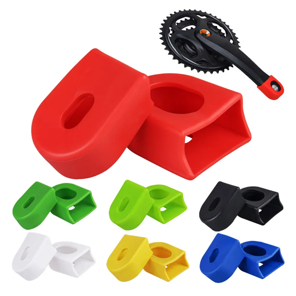 Funda Protectora De Silicona Para Manivela De Bicicleta Funda