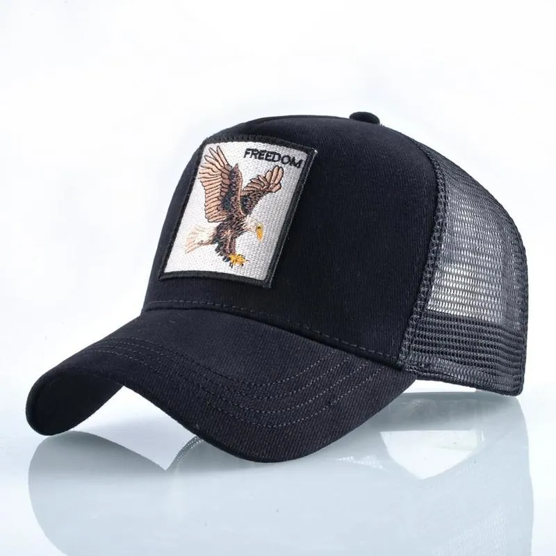 Animal Embroidered Baseball Cap For Men And Women Breathable Mesh Sun Shade  For Streetwear, Hip Hop Style From Cfgtre, $19.75