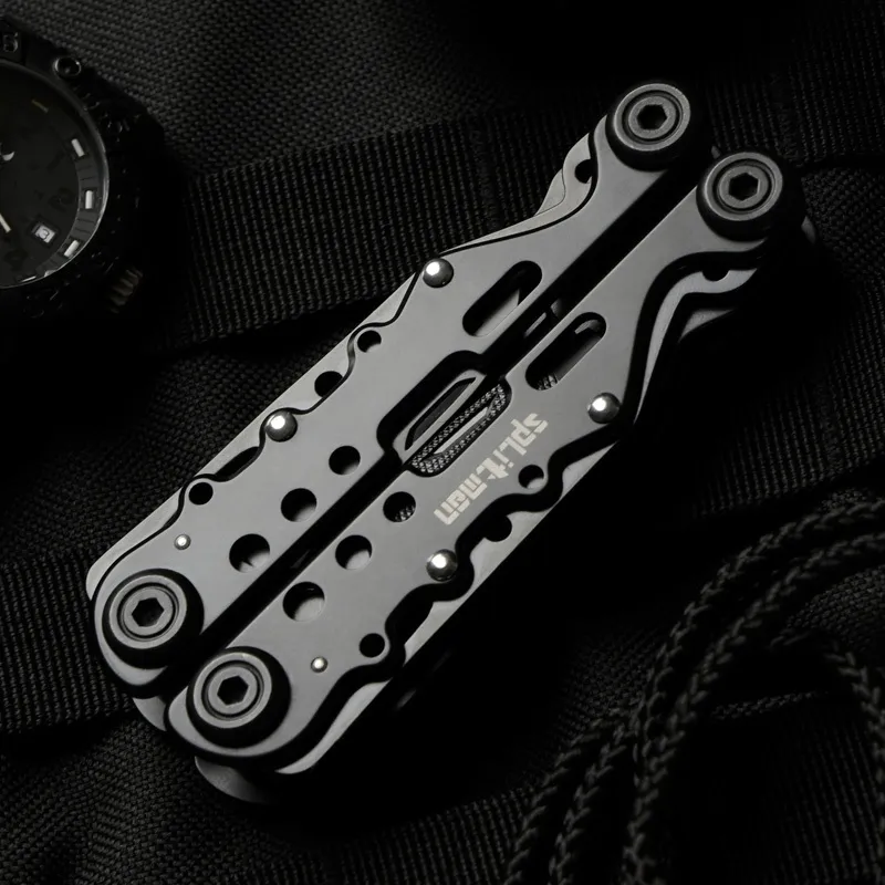 Tactical Multi Tool Folding Kniv Plier Utomhus Survival Knivverktyg Plier Camping Fiske Multitools EDC Kit Y200321