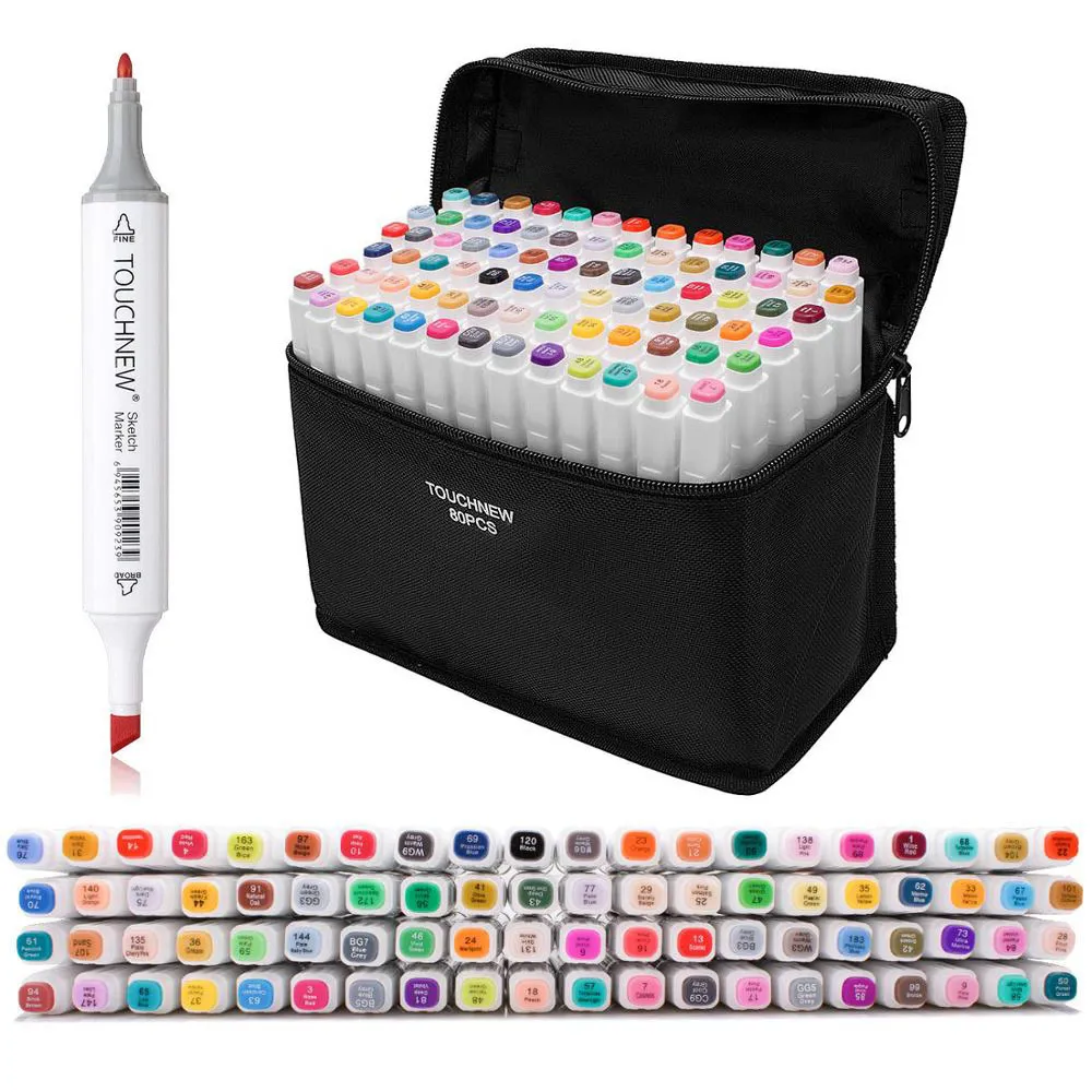 Wholesale Art Marker Sets For Drawing, Painting, And Sketching Set Of Pens  And Kurecolor Markers For School And Office Supplies Y200709 From Shanye10,  $14.86