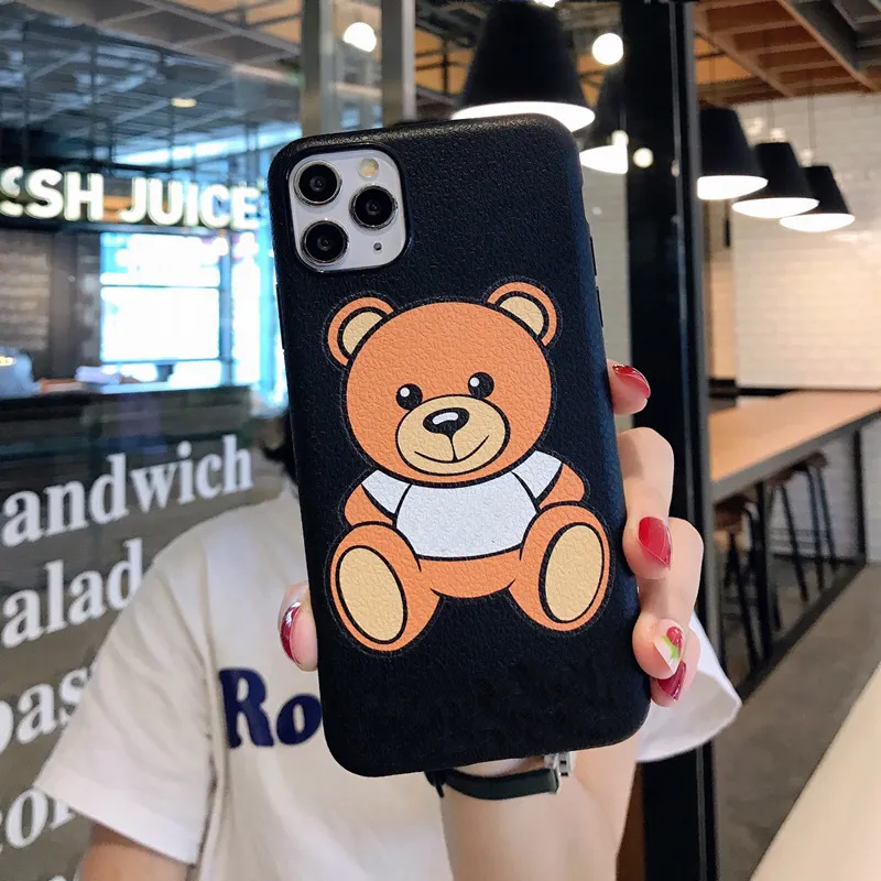 IPhone Hülle Designer Cartoon Bär Geeignet für Iphone11pro Max Handyhülle Xs/xr Leder 7p Soft 8plus Weibliche Modelle Hüllen Großhandel