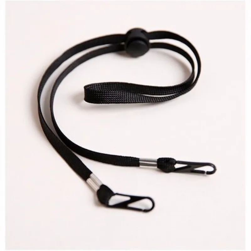 Preto Cor Cinza ajustável Máscara cordão de extensão para Adulto Crianças Segurança Máscara Clip Holder Hanging Pescoço Não mais perdido / Máscaras Caiu KKA1685